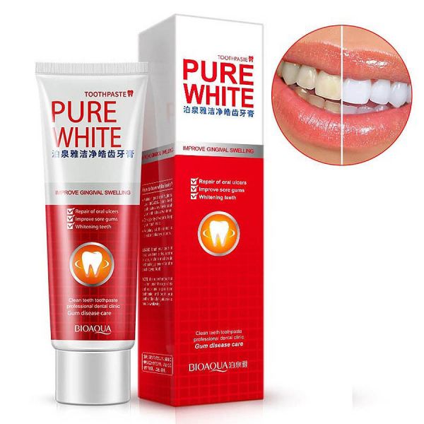 Bioaqua Tootpaste Pure White with cranberry extract 120 g